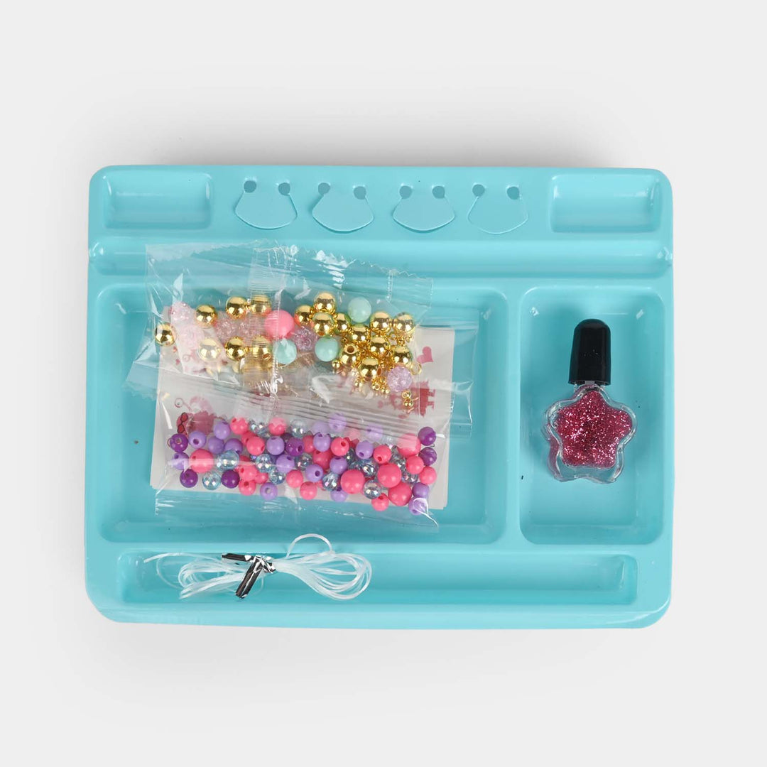 DIY Beads Bracelet Nail Polish Set