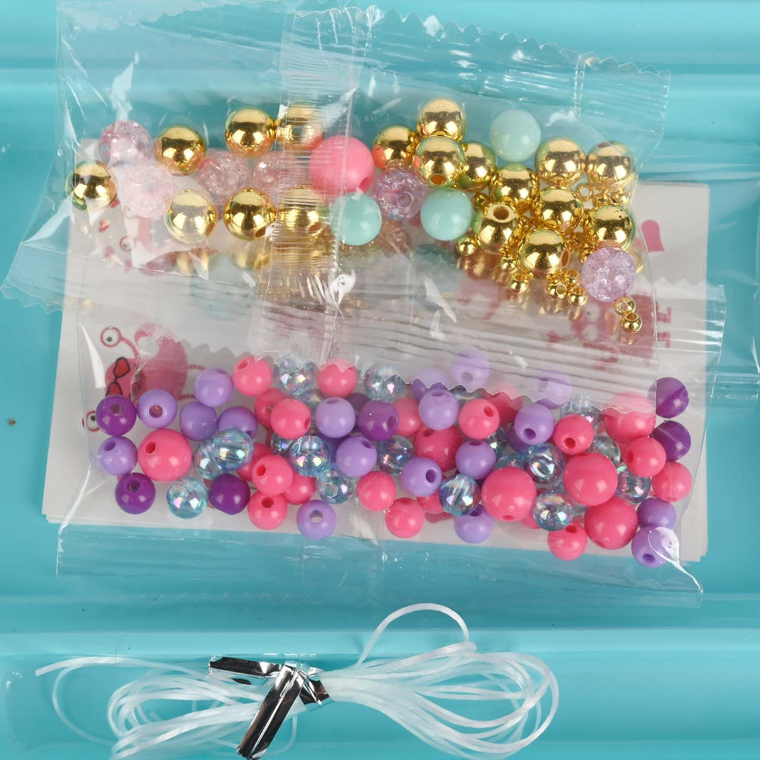 DIY Beads Bracelet Nail Polish Set