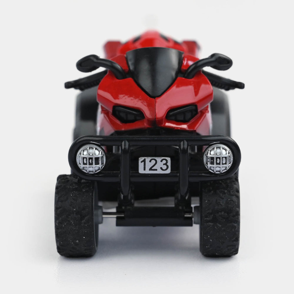 Alloy Pull-Back Friction Powered Vehicle