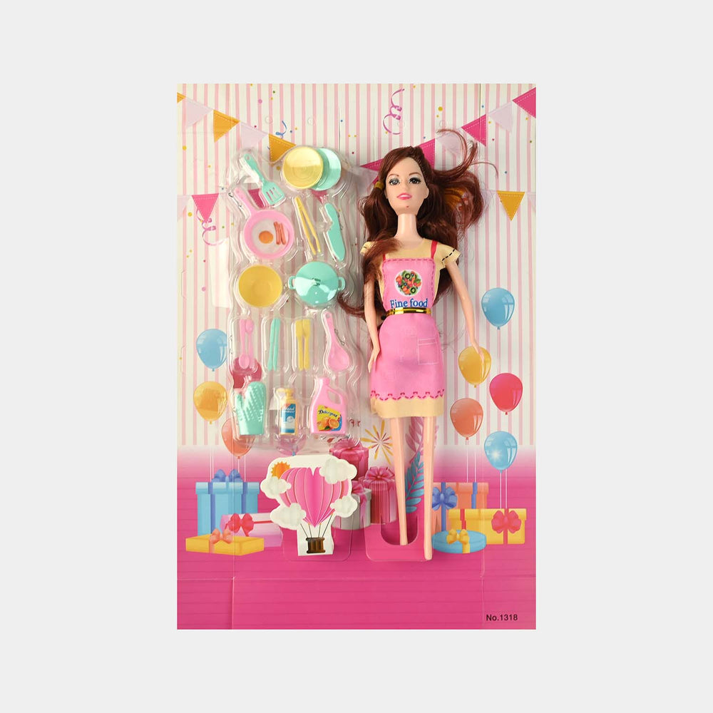Lovely Girl Charming – Chef Doll Playset