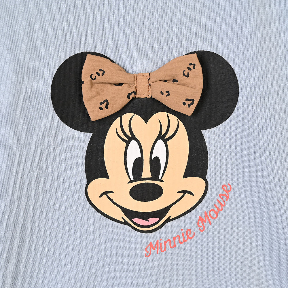 Infant Girls Cotton Terry Sweatshirt Character - Blue