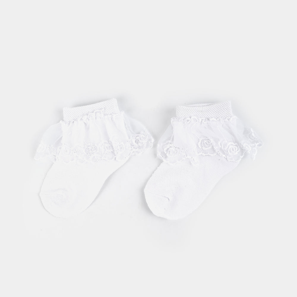 White Frill Socks 9M+