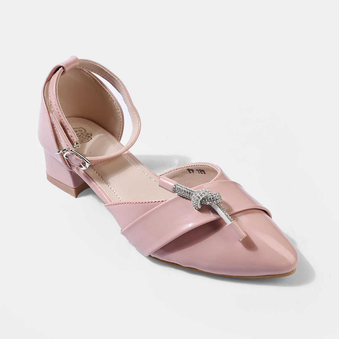 Girls Pumps Heels ZP-129-PINK