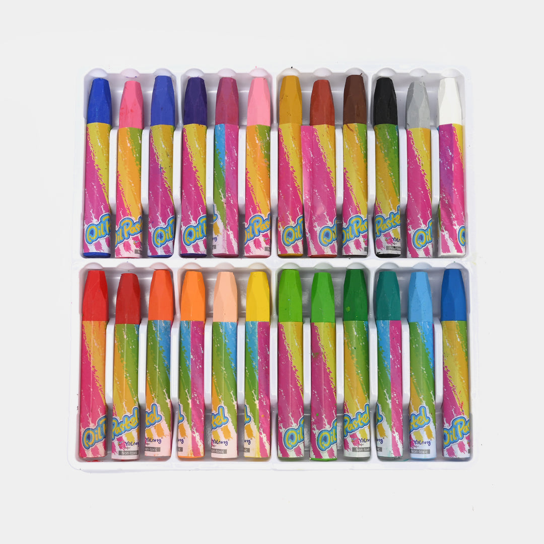 Oil Pastel 24 Colors For Kids