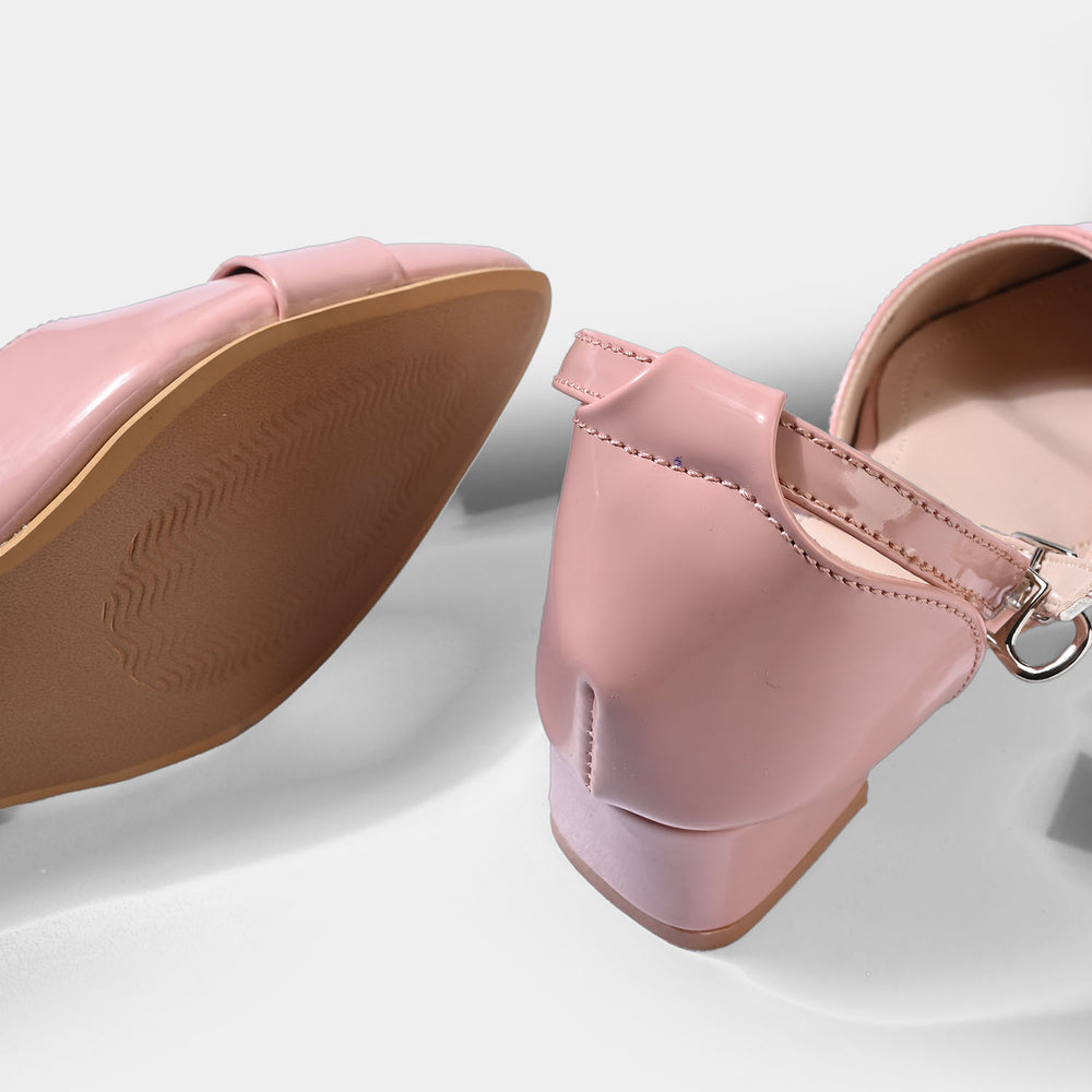 Girls Pumps Heels ZP-129-PINK