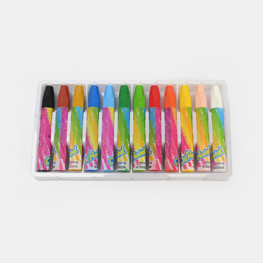 Oil Pastel 12 Colors For Kids