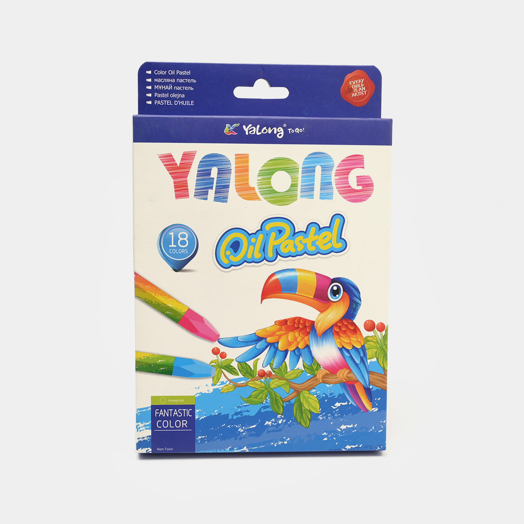 Oil Pastel 18 Colors For Kids