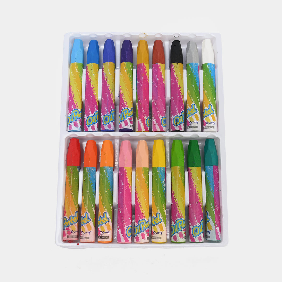 Oil Pastel 18 Colors For Kids