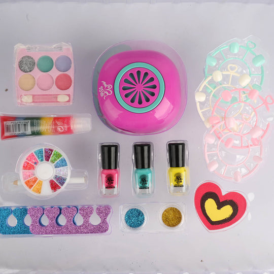 Kids Nail Dryer & Makeup Set