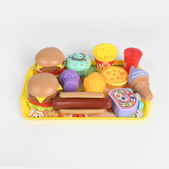 Miniature Fast Food Play Set for Kids