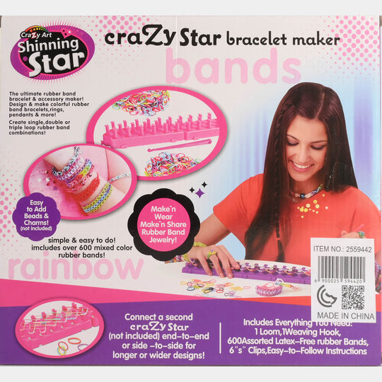Crazy Star Rubber Band Bracelet Maker Kit
