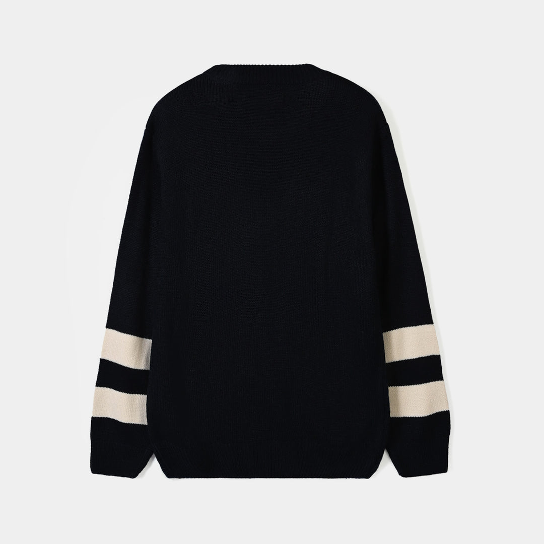 Boys Acrylic Sweater Super - NAVY