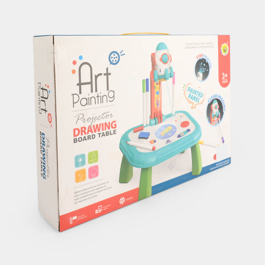 Rocket Art Painting Projector Drawing Board Table