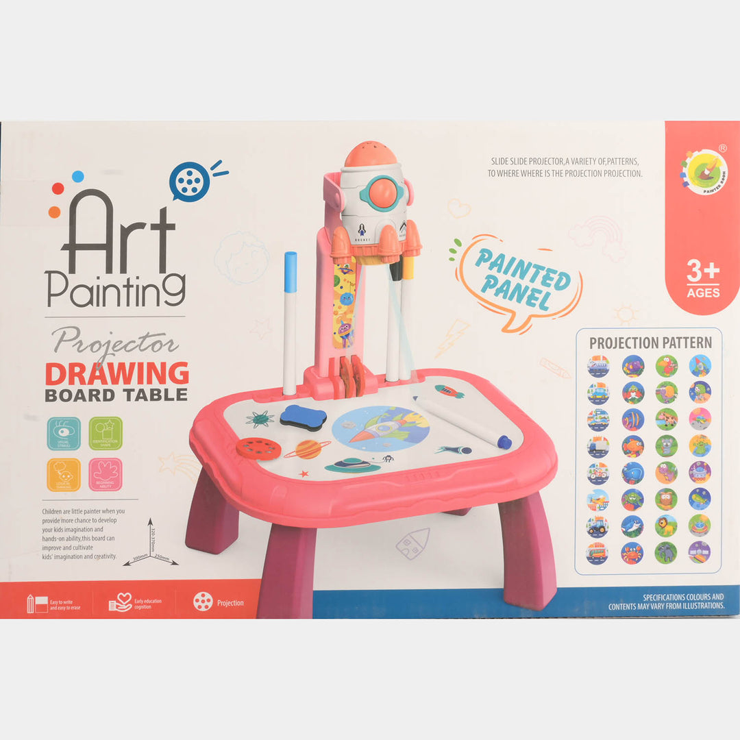 Rocket Art Painting Projector Drawing Board Table