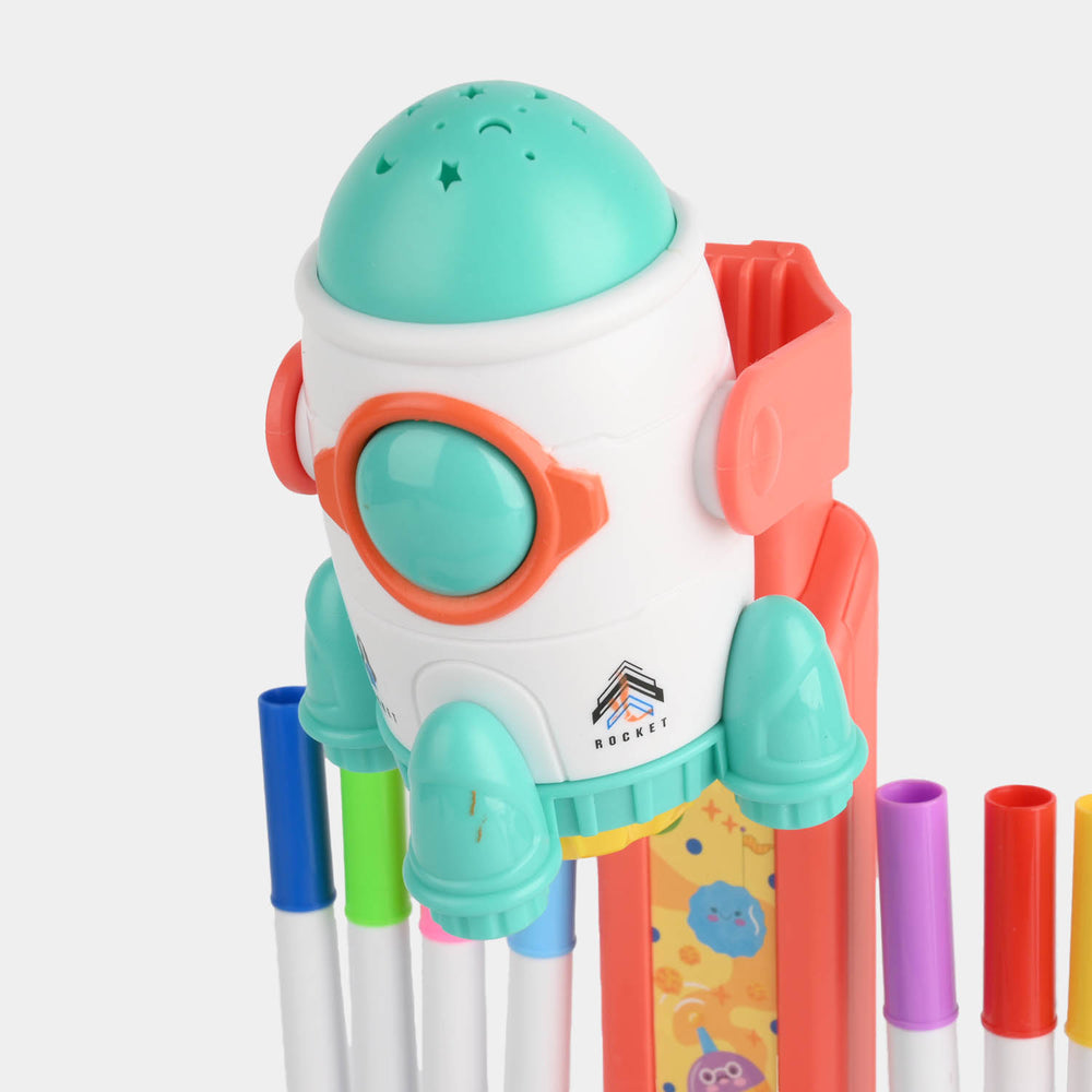 Rocket Art Painting Projector Drawing Board Table