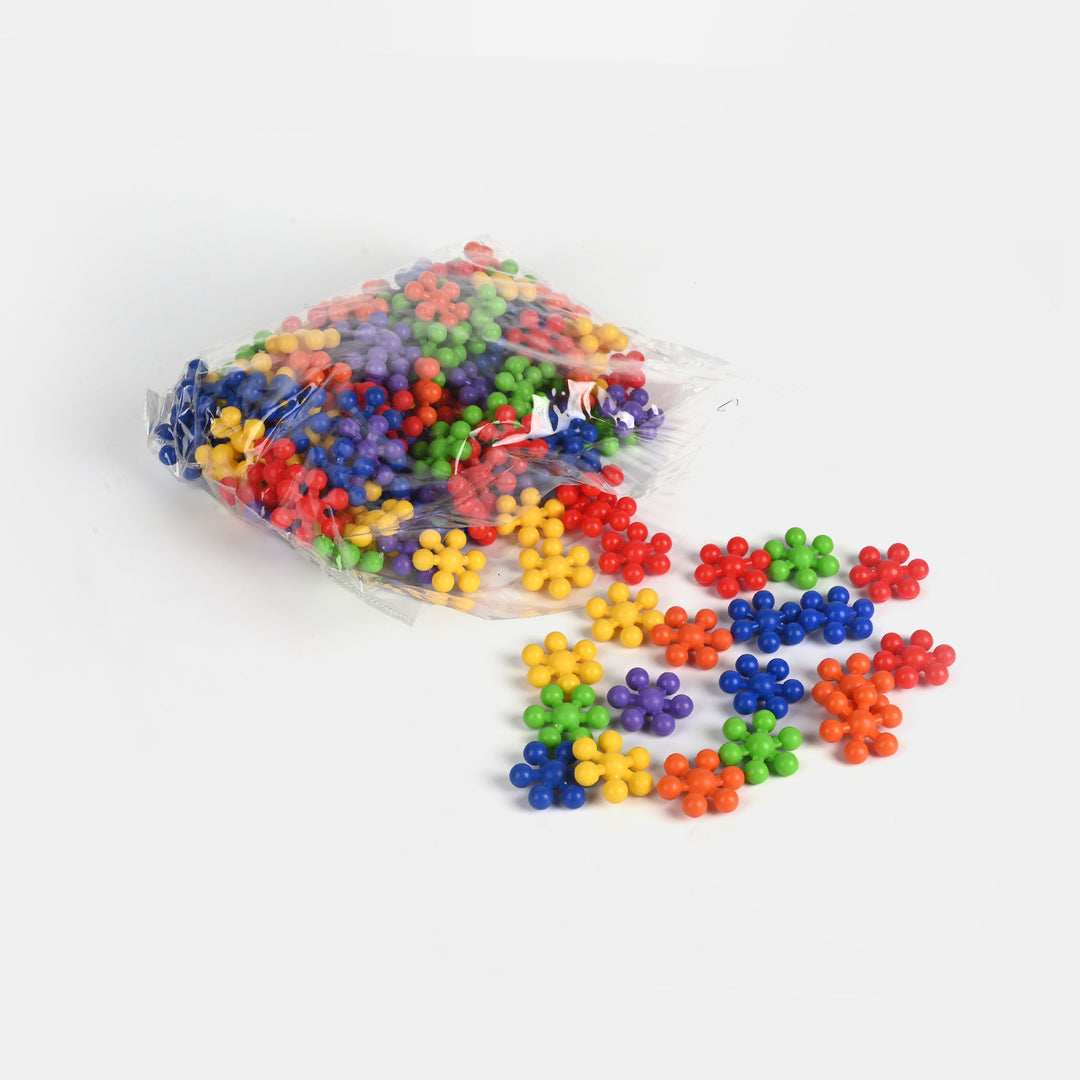 Plastic Play Puzzle Educational Interlocking Block Set | 150 Pieces
