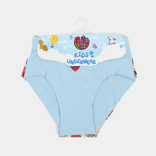 Boys Cotton Jersey Briefs Pack of 2 - Multi