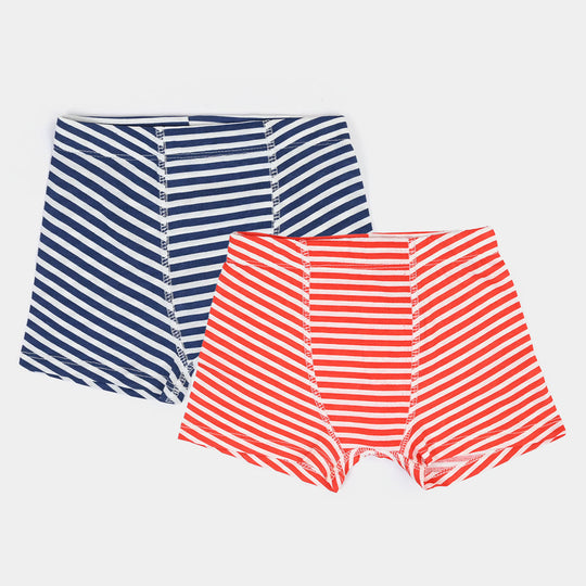 Boys Cotton Jersey Boxer Stripe -Pack of 2