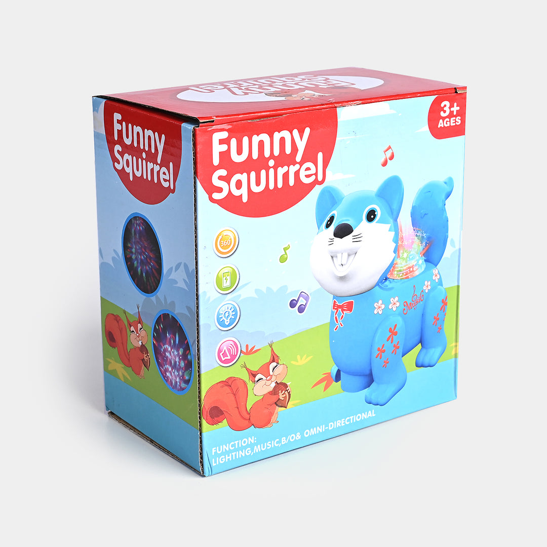 Funny Squirrel Lights & Musical Toy for Kids