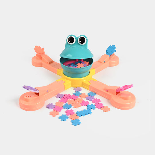 Electric Feeding Frog Game Toy for Kids