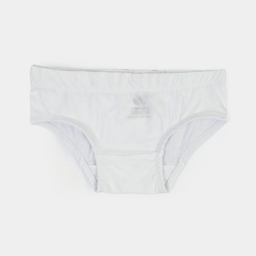 Girls Cotton Jersey Panties Pack of 2 - White