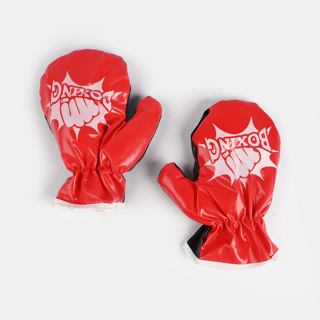 Punch to the Beat! Kids Music Boxing Target Toy Set with Gloves
