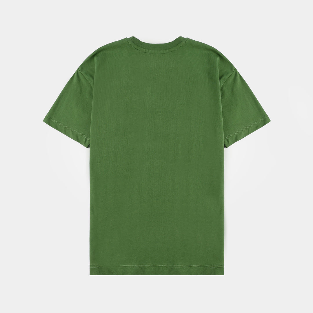 Boys Jersey/Terry T-Shirt Printed - Green
