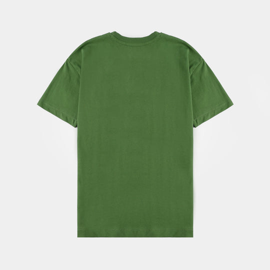 Boys Jersey/Terry T-Shirt Printed - Green