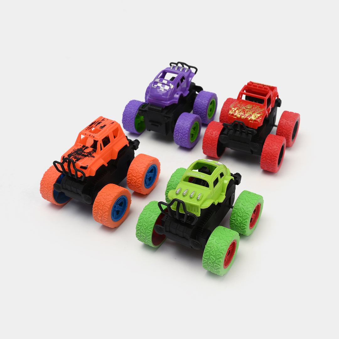 Interia Stunt Mini Friction Car | 4PCs
