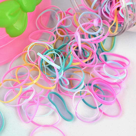 Plastic Rubber Bands With Box