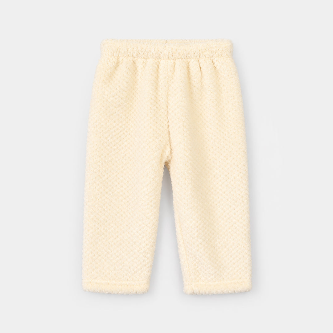 Infant Boys Faux Fur Knitted Suit FL239-2P-Yellow