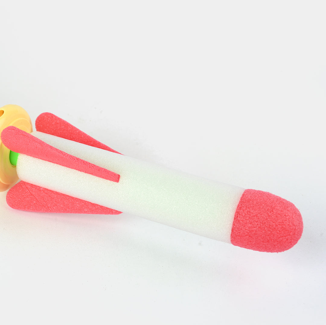 Kid Air Flying Rocket Hand Pull Air Pump Launcher Toy