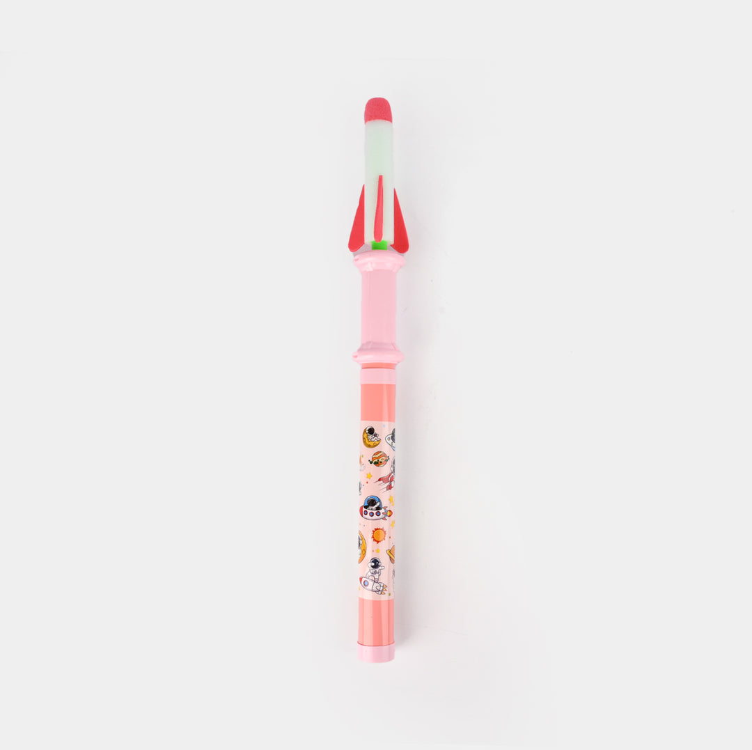 Kid Air Flying Rocket Hand Pull Air Pump Launcher Toy