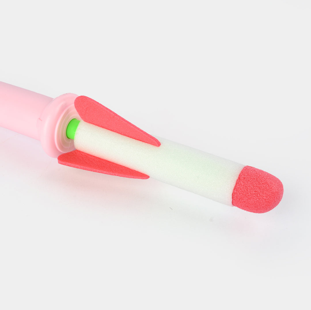 Kid Air Flying Rocket Hand Pull Air Pump Launcher Toy