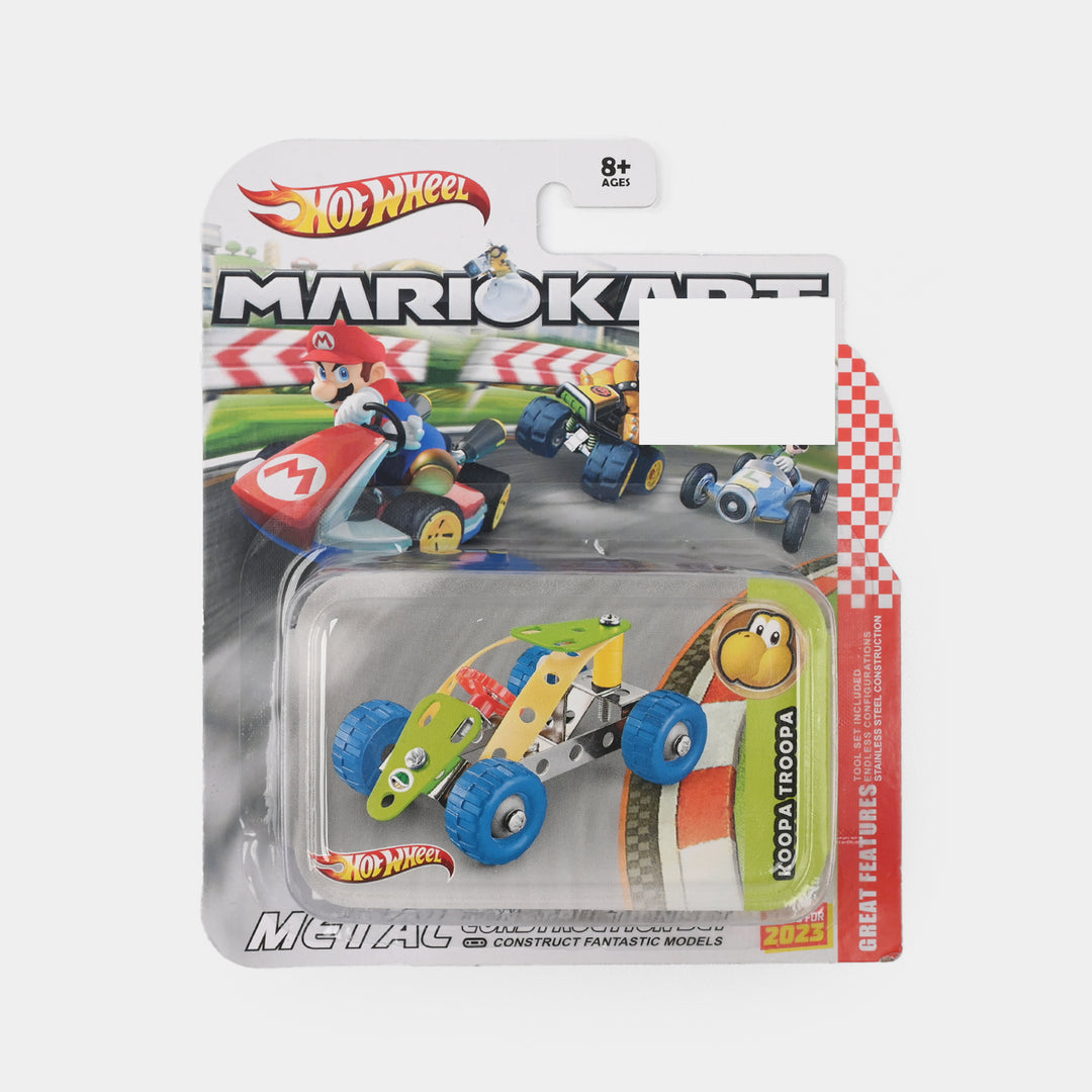 Mini Hot-Wheel Metal Puzzle Assembly Car Set