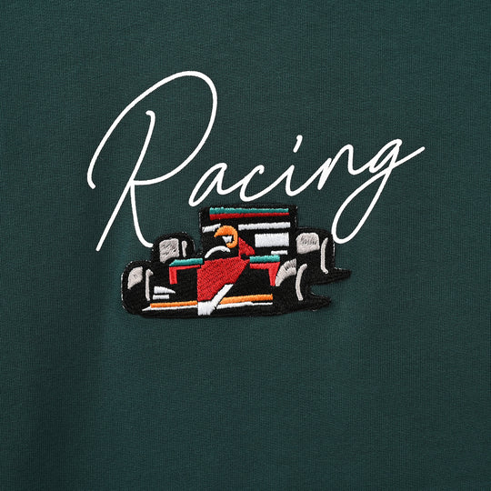 Boys Cotton Terry T-Shirt Racing