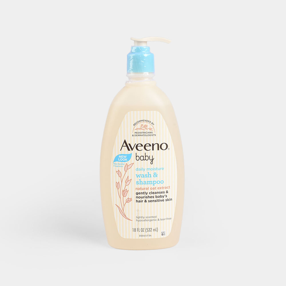Aveeno Baby Wash & Shampoo 18OZ