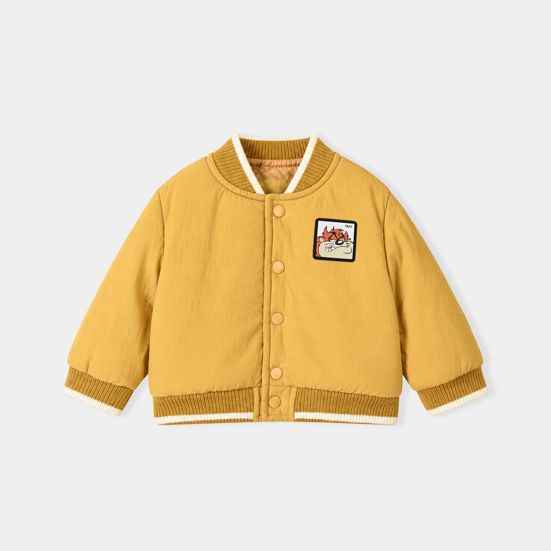 Infant Boys Polyester Puffer Jacket Tazz-Yellow