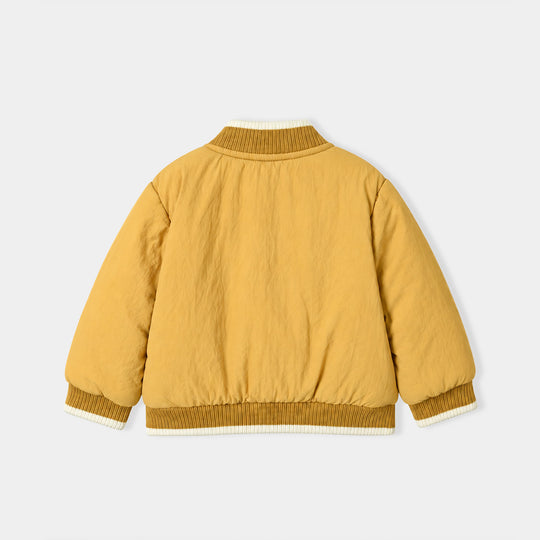 Infant Boys Polyester Puffer Jacket Tazz-Yellow