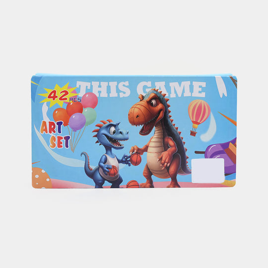 Kids Art & Coloring Kit | 42Pcs