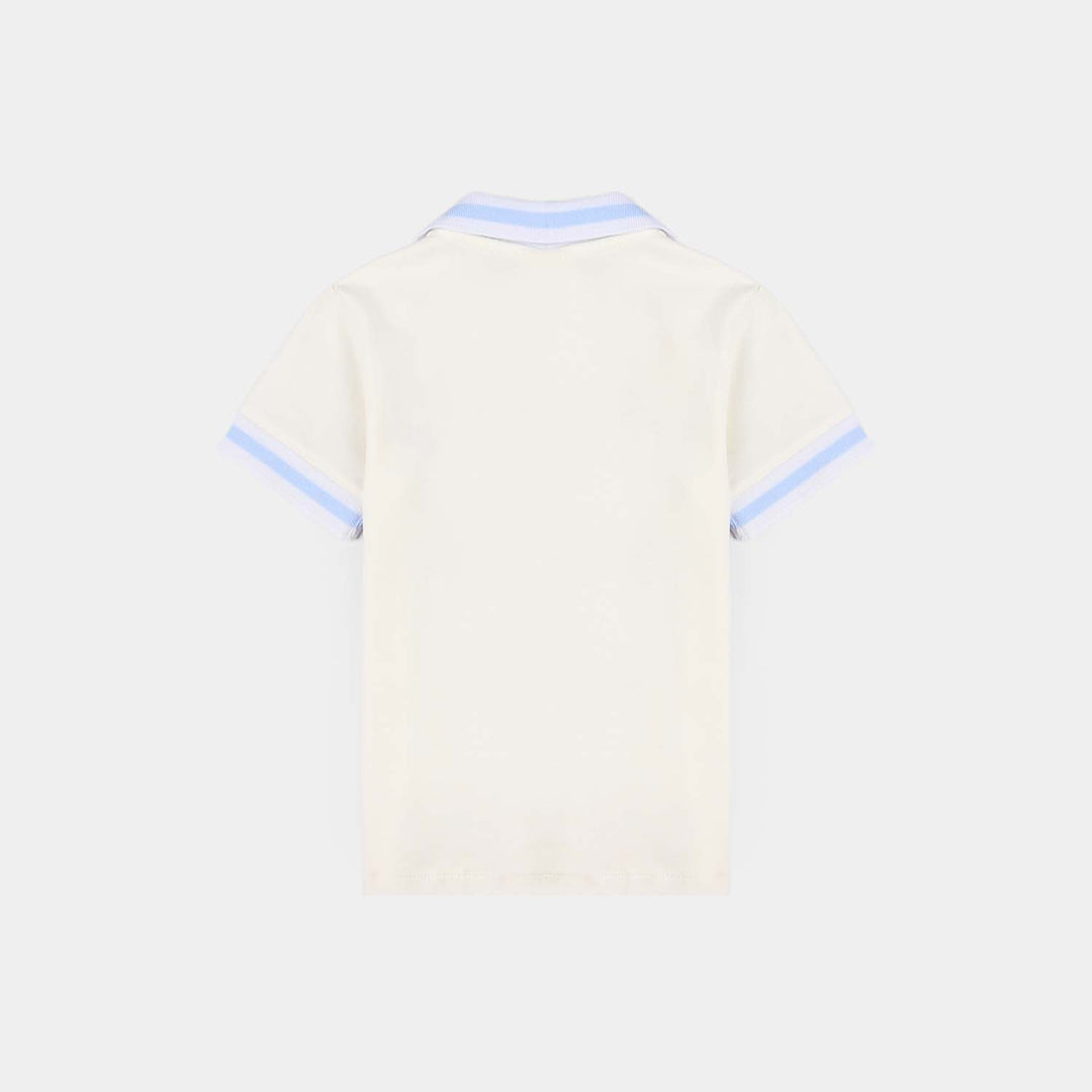 Infant Boys Jersey/Terry 2Pc Suit - White