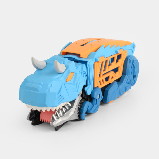 2-in-1 Dinosaur Hauler Truck For Kids