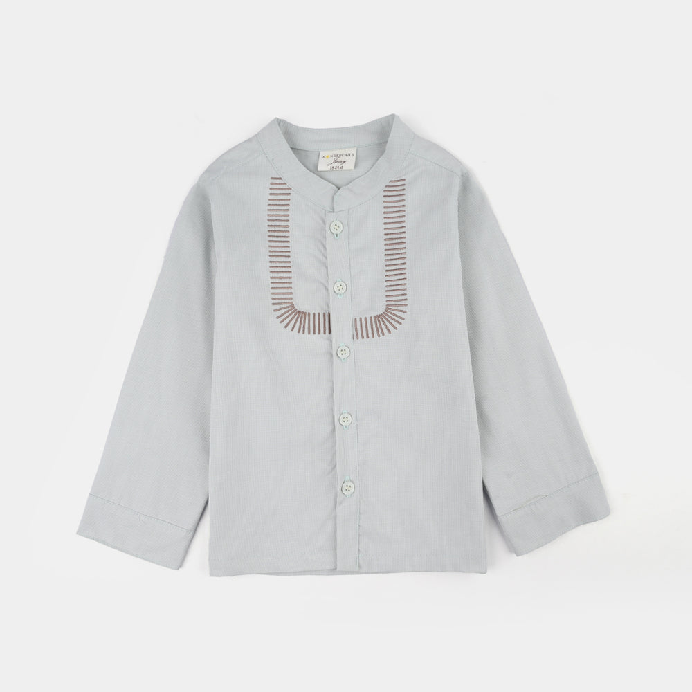 Infant Boys Jersey/Terry 2Pc Suit - Green