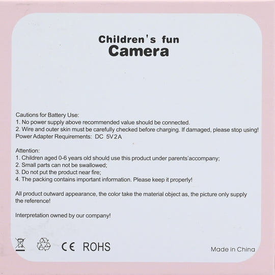 Children Digital Fun Camera