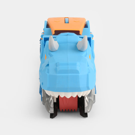 2-in-1 Dinosaur Hauler Truck For Kids