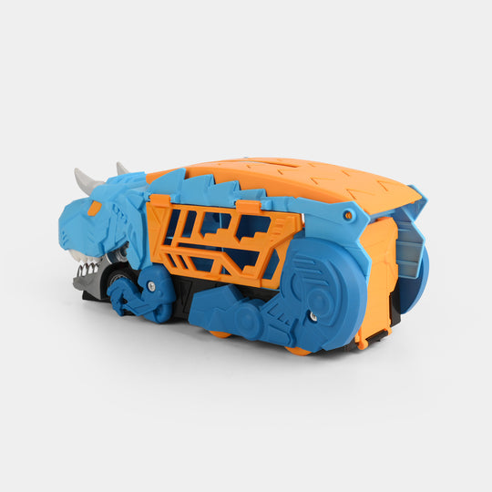 2-in-1 Dinosaur Hauler Truck For Kids