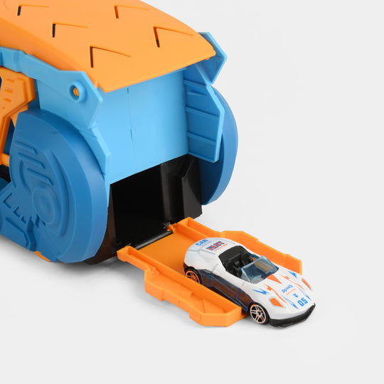 2-in-1 Dinosaur Hauler Truck For Kids