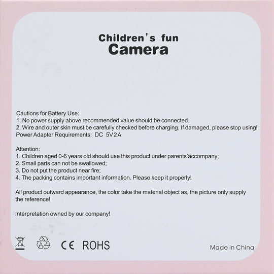 Children Digital Fun Camera
