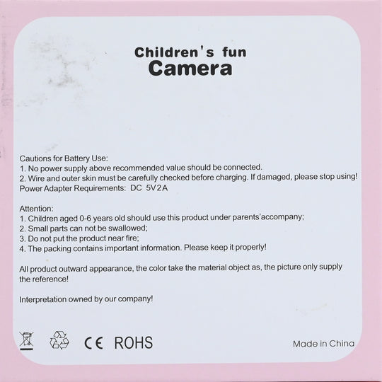 Children Digital Fun Camera