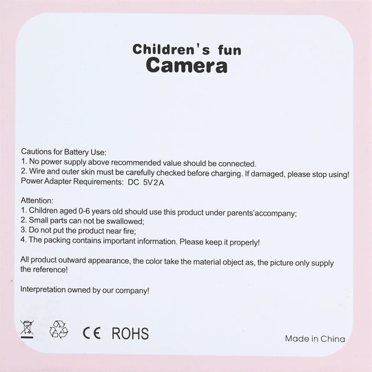Children Digital Fun Camera